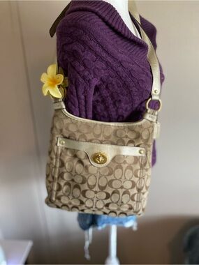Coach Penelope signature crossbody bag
